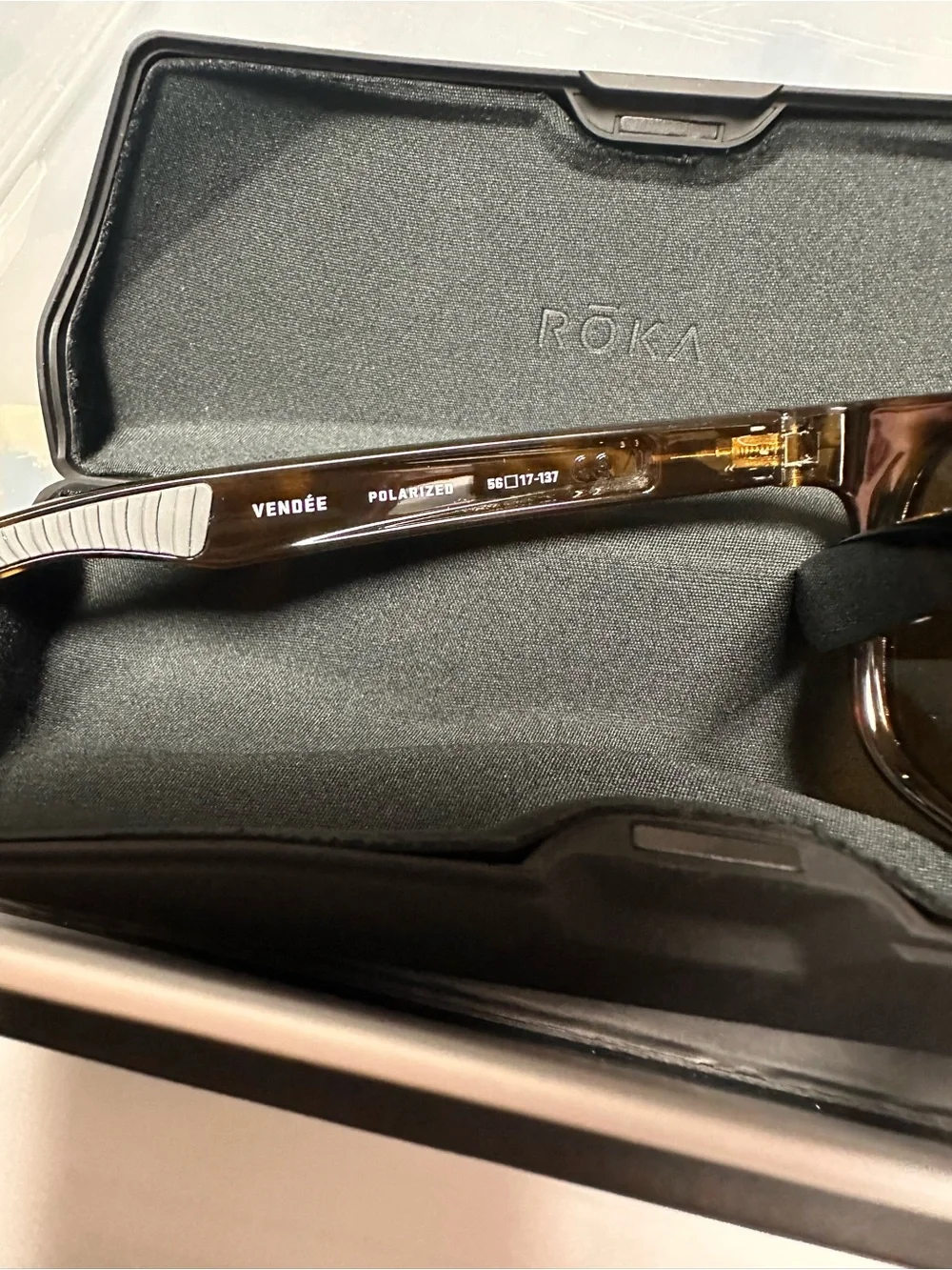 Roka Vendee Sunglasses Ember Frame - Bronze (Polarized) Lens NEW